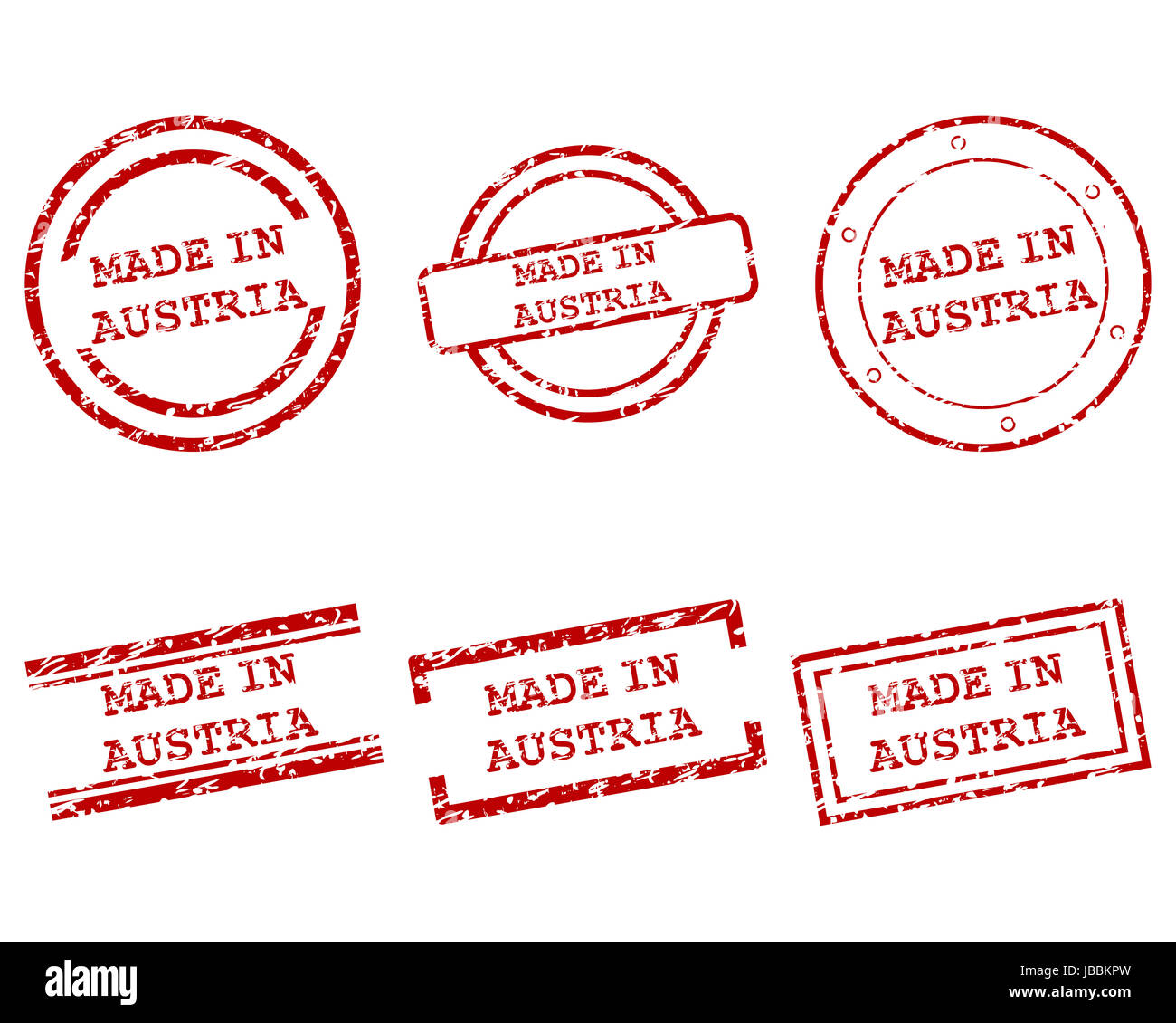 Made in Austria Stempel Banque D'Images