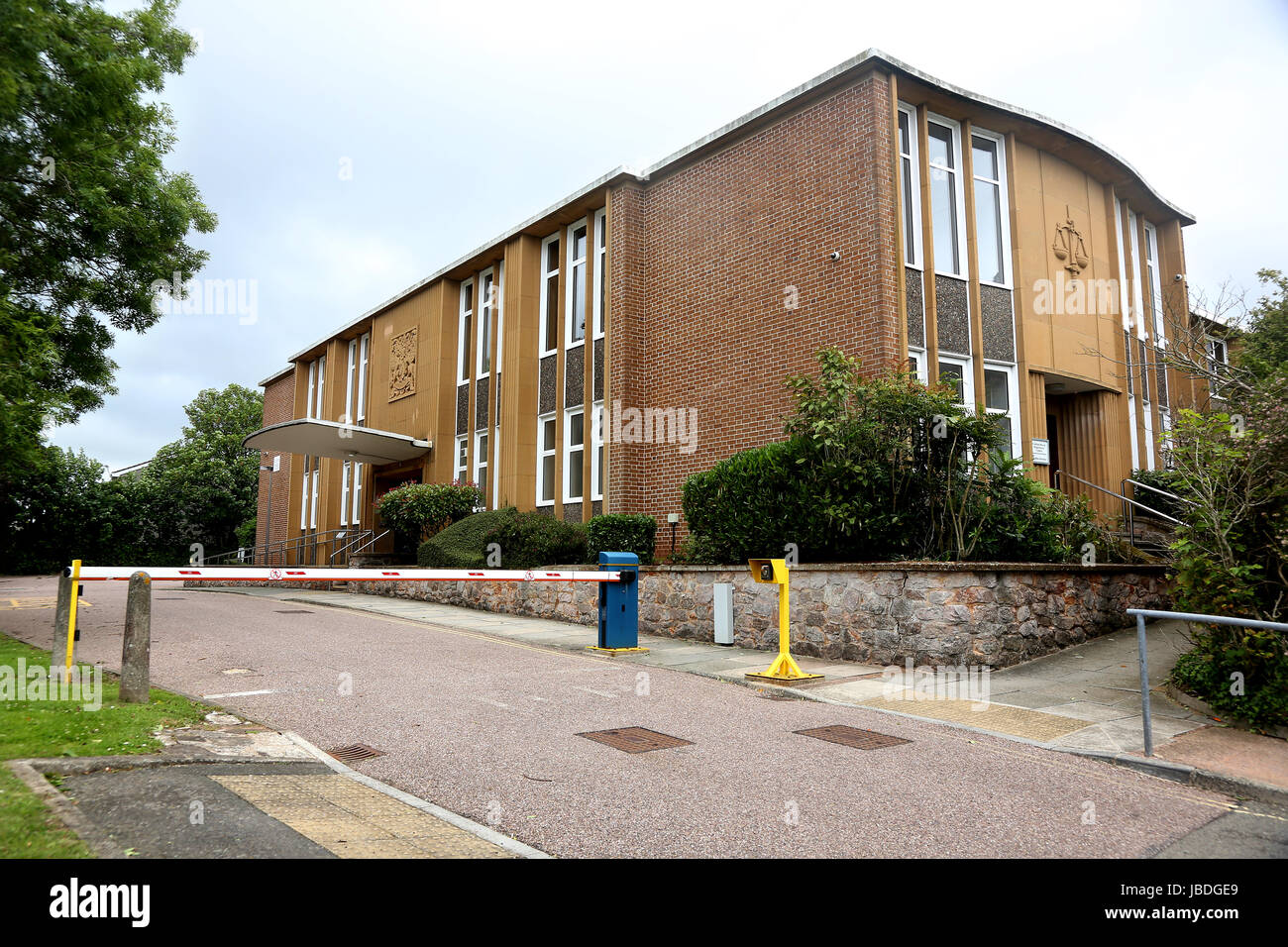 Par Mark Pic Passmore. 10/06/2017 Chèques cadeaux d'Exeter Magistrates Court, Exeter, Devon. Banque D'Images