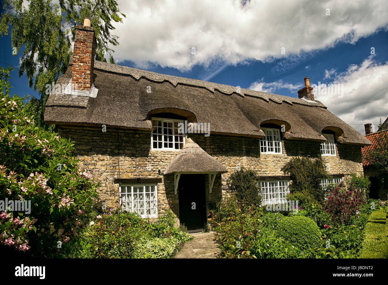 English Thatched House 2 Banque D'Images