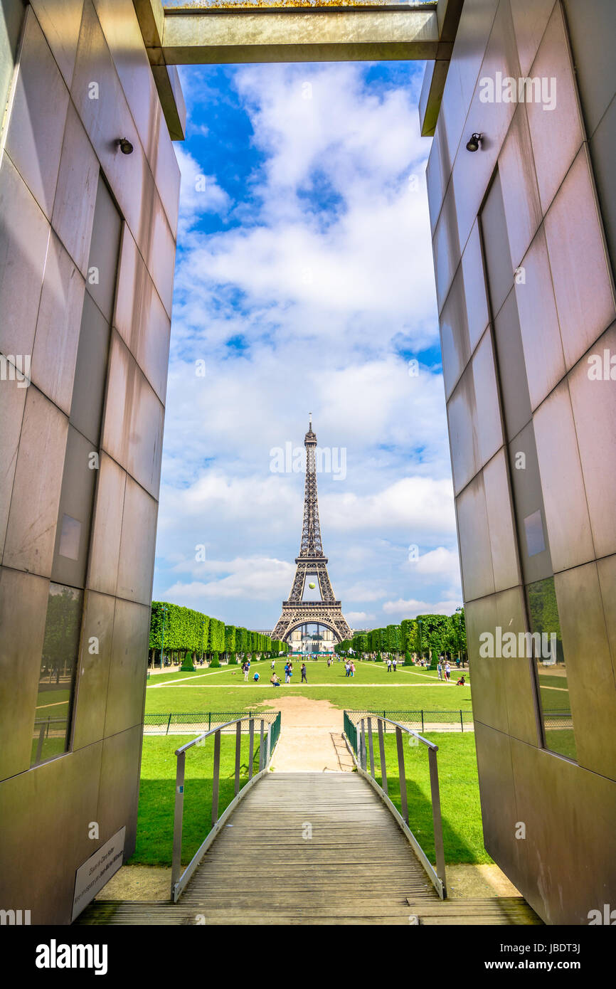 La Tour Eiffel, Paris, France Banque D'Images