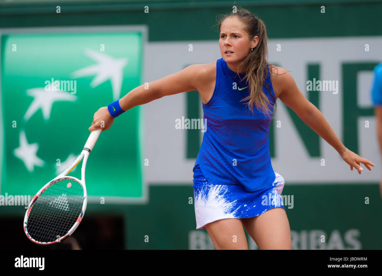 PARIS, FRANCE - 3 juin : Daria Kasatkina au Roland Garros 2017 Tournoi de  tennis du Grand Chelem Photo Stock - Alamy