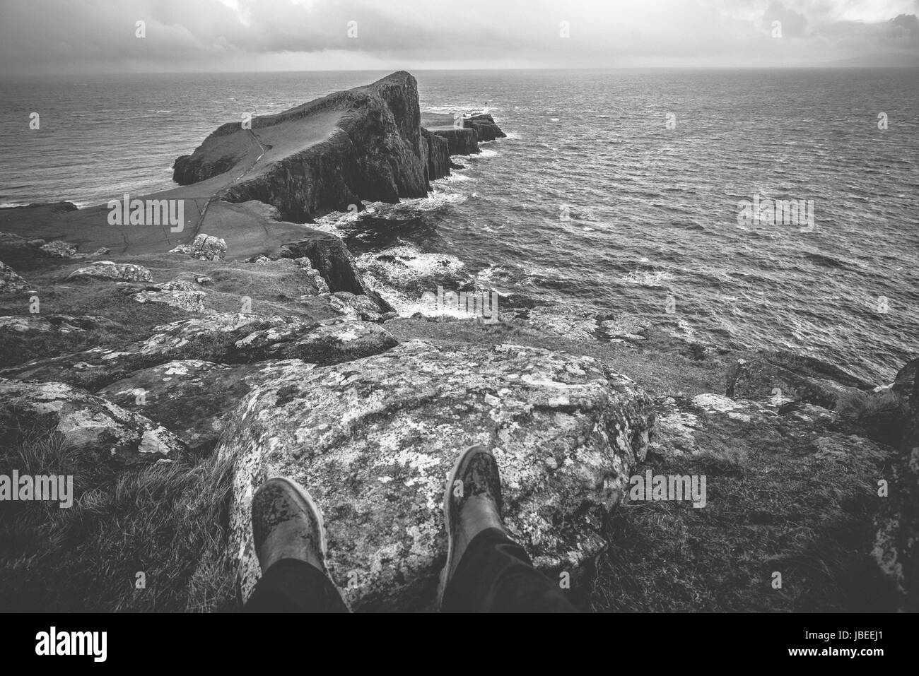 Neist point lighthouse en Ecosse Banque D'Images