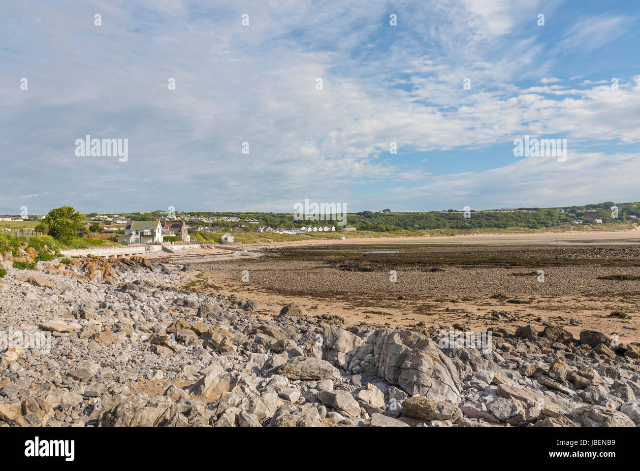 Port Eynon, Gower, Pays de Galles, Royaume-Uni Banque D'Images