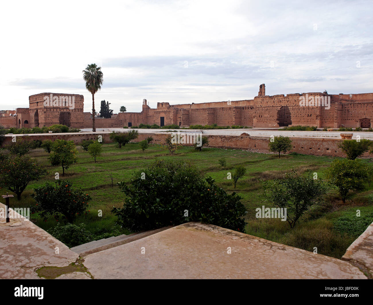 Palais Bahia à Marrakech Banque D'Images