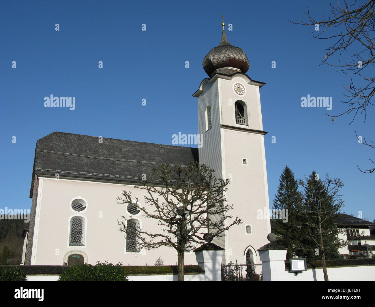 Kirche in STROBL AM WOLFGANGSEE Banque D'Images