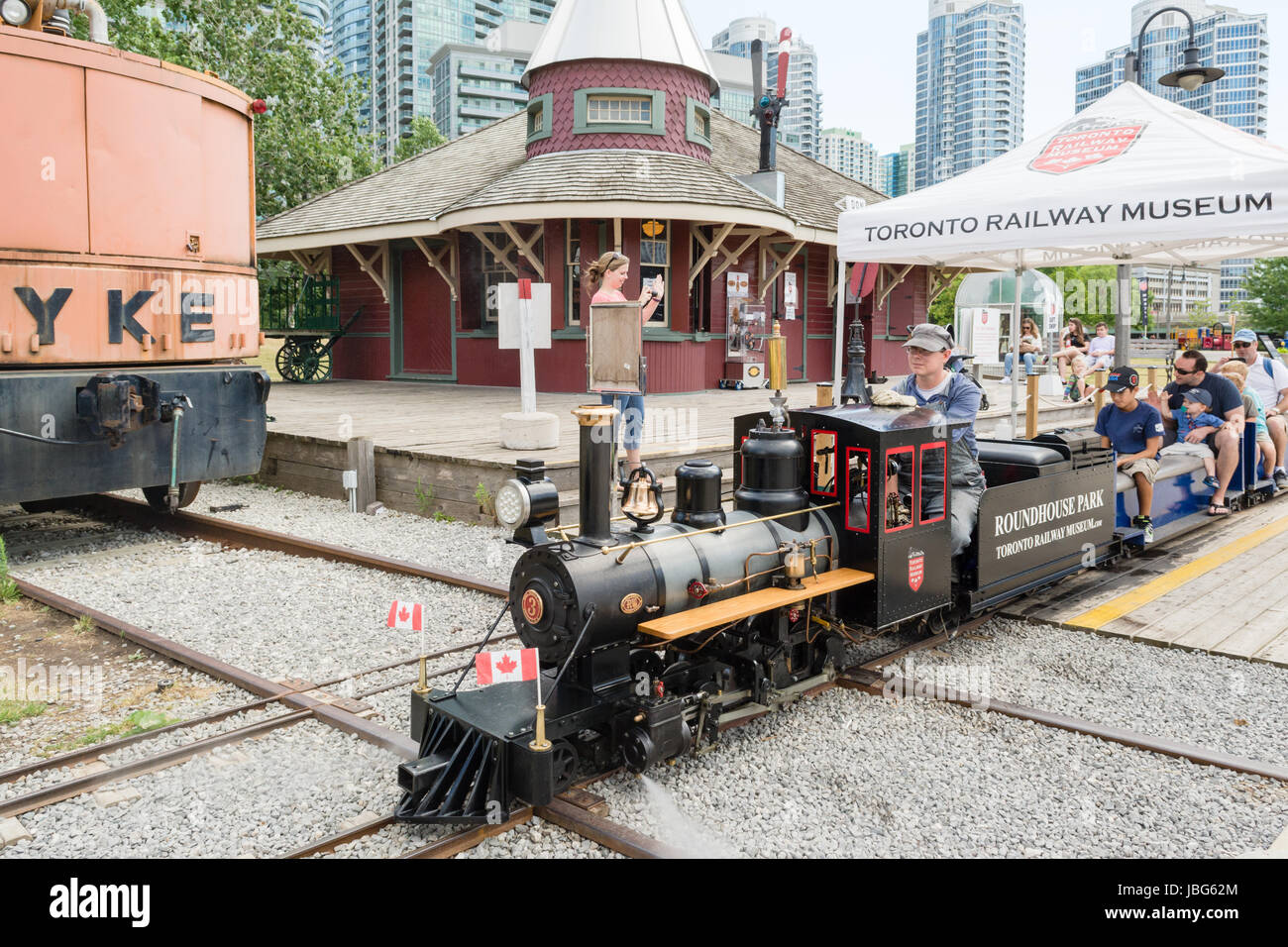Musée ferroviaire de Toronto Banque D'Images