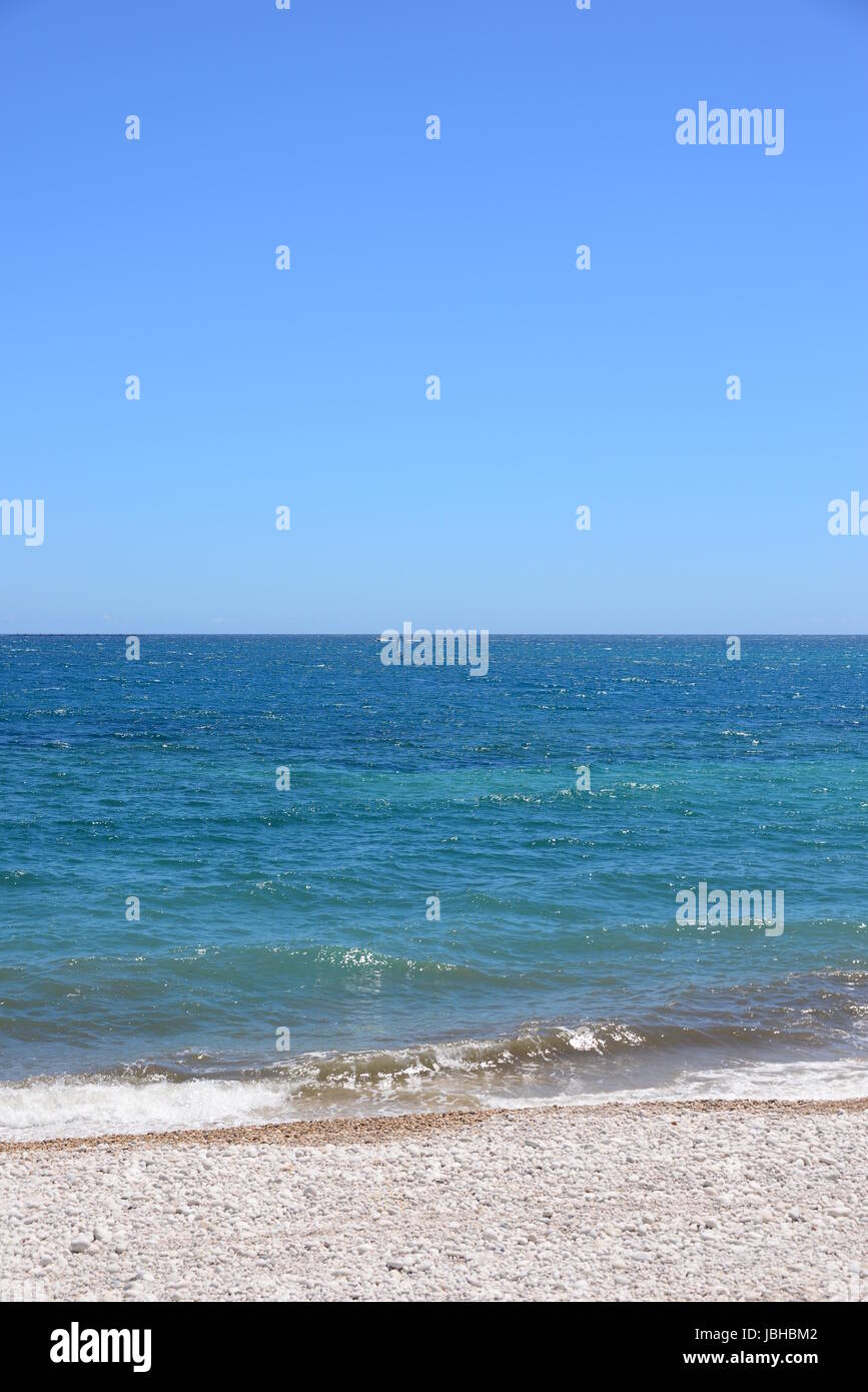 La plage d'Albir - costa blanca - Espagne Banque D'Images