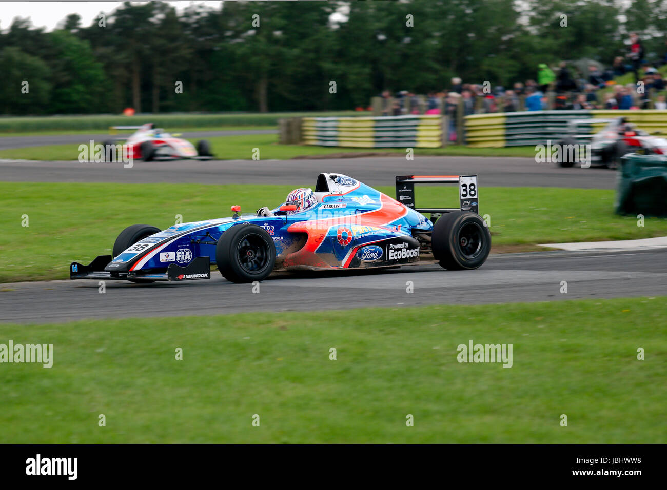 Le circuit de Croft, Angleterre, 11 juin 2017. Jamie Caroline dans la course F4 championnat britannique à Croft, Circuit Crédit : Colin Edwards/Alamy Live News Banque D'Images