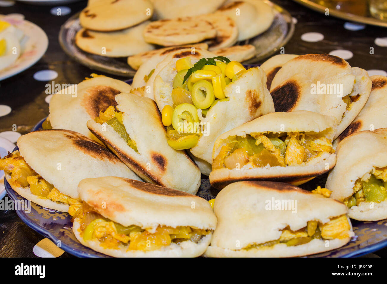 L'Iftar Ramadan saint en parti Banque D'Images