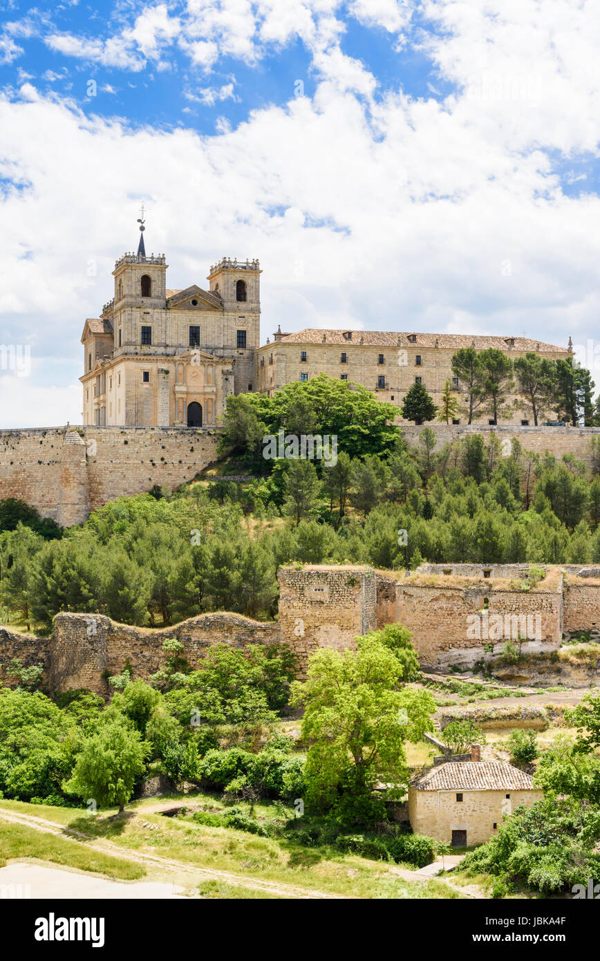 Monastère de Ucles, Monasterio de Santiago de Uclés, Ucles, Castille la Manche, Espagne Banque D'Images