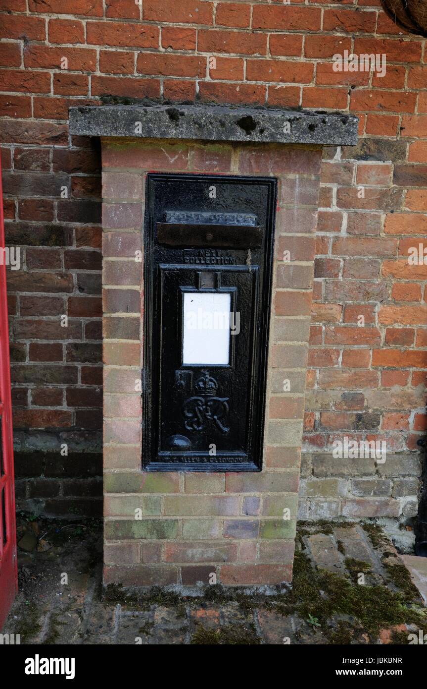 GR Lettre fort, réveil à l'ancienne maison de gardien, Bedfordshire Banque D'Images