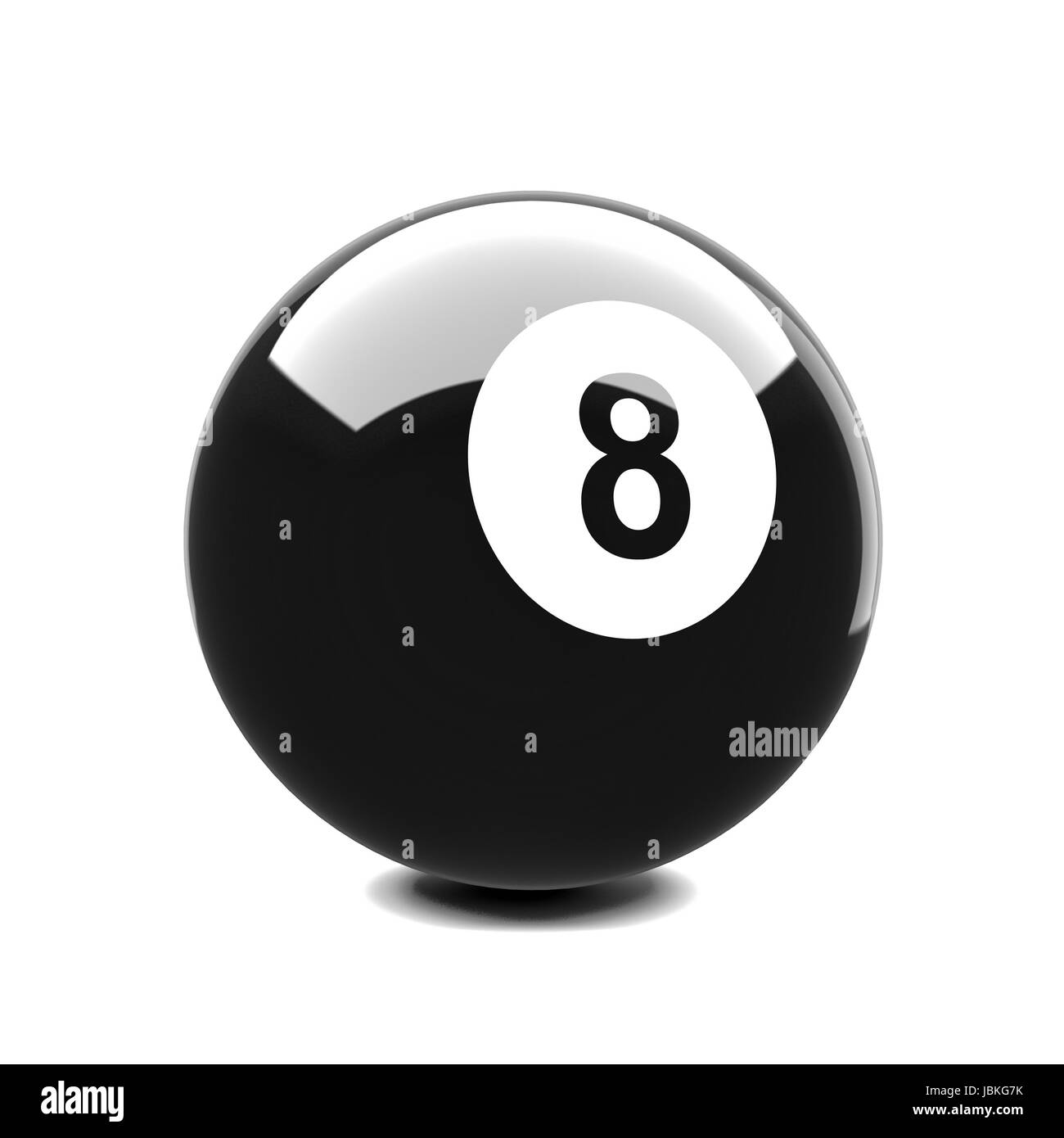 Game of 8 ball pool Banque d'images noir et blanc - Alamy