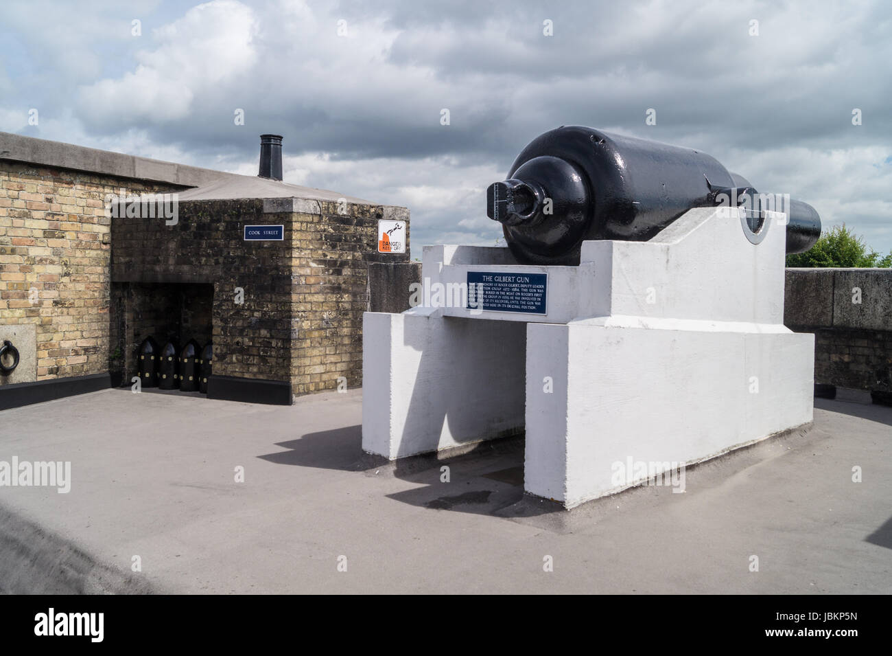 Casemate tunnel, Harwich Redoubt, construit 1808-1811, Harwich, Essex, Angleterre Banque D'Images
