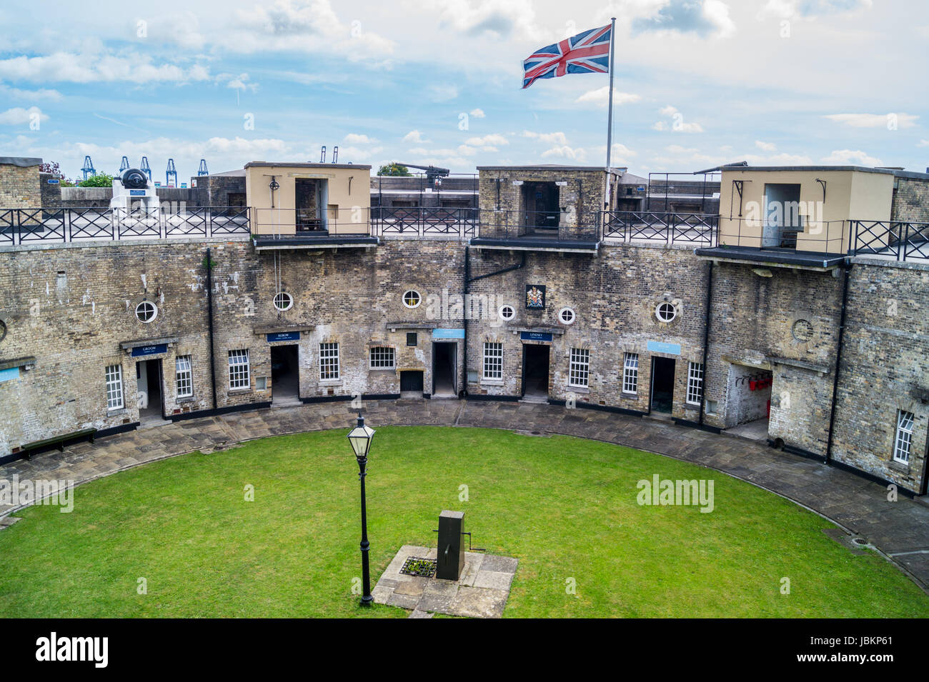 Harwich Redoubt, construit 1808-1811, Harwich, Essex, Angleterre Banque D'Images