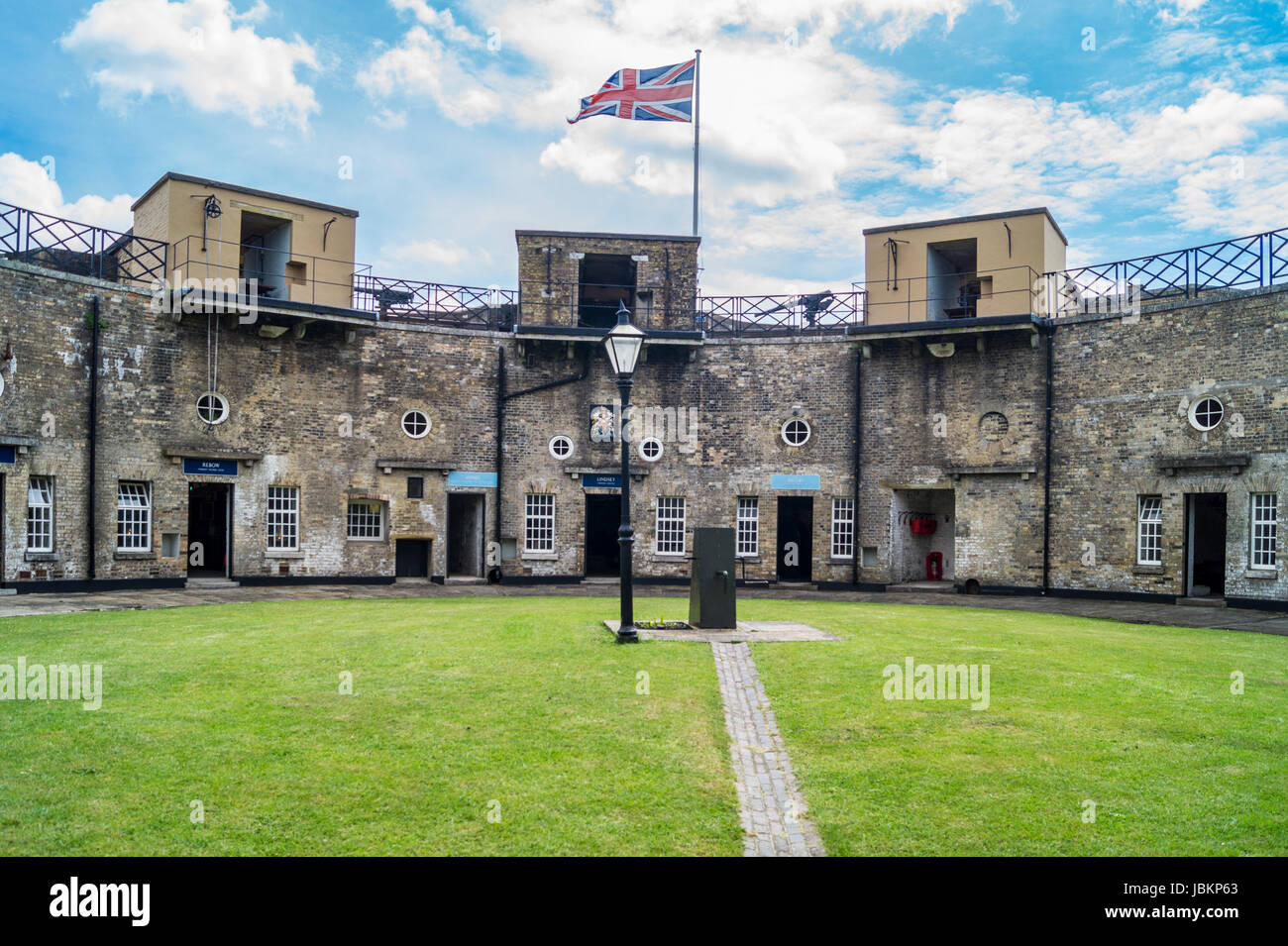 Harwich Redoubt, construit 1808-1811, Harwich, Essex, Angleterre Banque D'Images