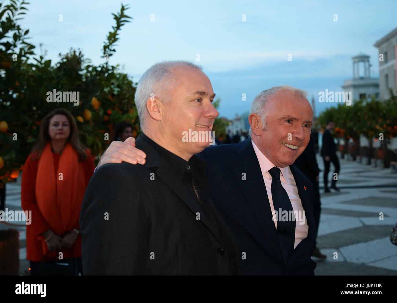 Un événement organisé par l'art privé M. et Mme Pinault à la Fondation Giorgio Cini de Venise comprend : Damien Hirst, François Pinault Où : Venise, Italie Quand : 10 mai 2017 Credit : IPA/WENN.com **Uniquement disponible pour publication au Royaume-Uni, USA, Allemagne, Autriche, Suisse** Banque D'Images