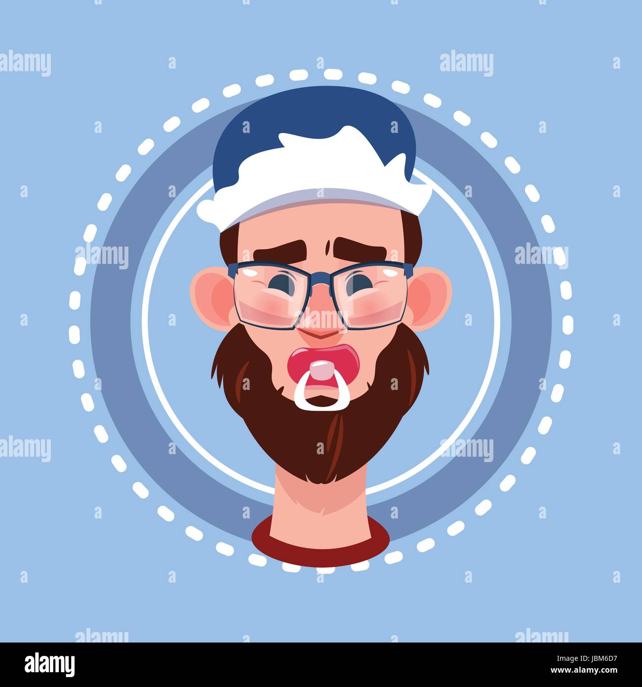 L'icône de profil émotion mâle, l'homme Avatar Cartoon Portrait Petit visage Image Vectorielle Stock - Alamy L'icône de profil émotion mâle, l'homme Avatar Cartoon Portrait Petit visage Image Vectorielle Stock - Alamy