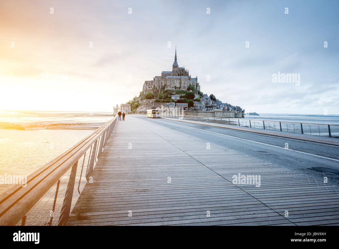 Abbaye du Mont Saint Michel Banque D'Images