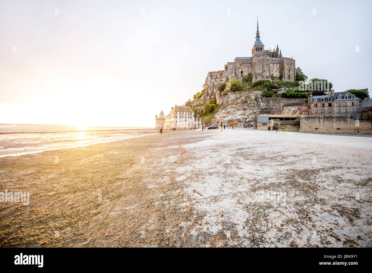 Abbaye du mont saint michel Banque de photographies et d’images à haute ...