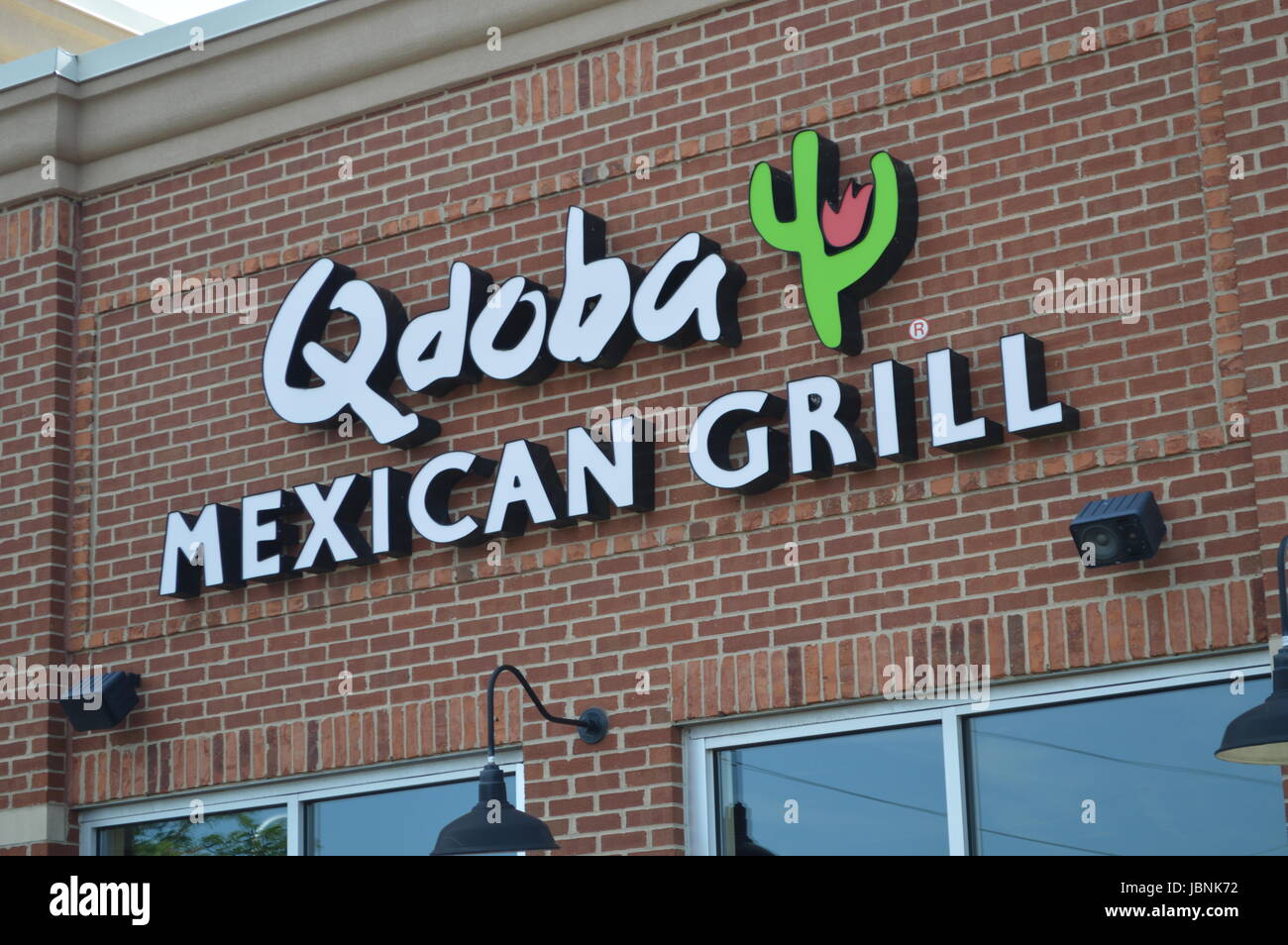 Qdoba Mexican Grill Banque D'Images