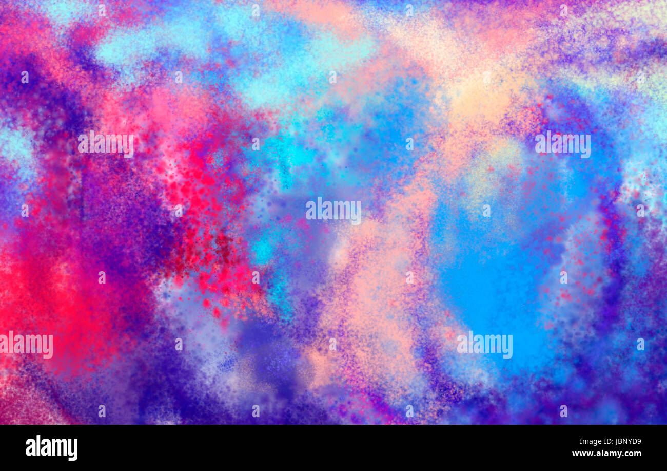 Peinture numérique Abstract Colorful Background texturé pour la conception de l'oeuvre Banque D'Images