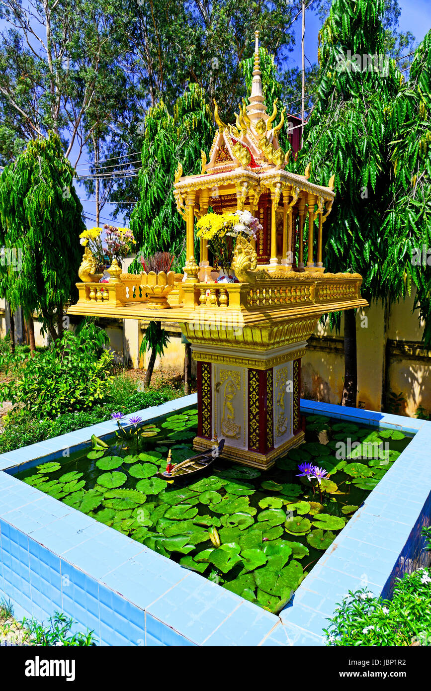 Phnom Penh Cambodge Killing Field Museum Temple Banque D'Images
