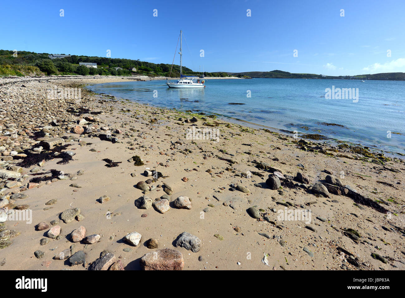 Bryher, Îles Scilly, UK Banque D'Images