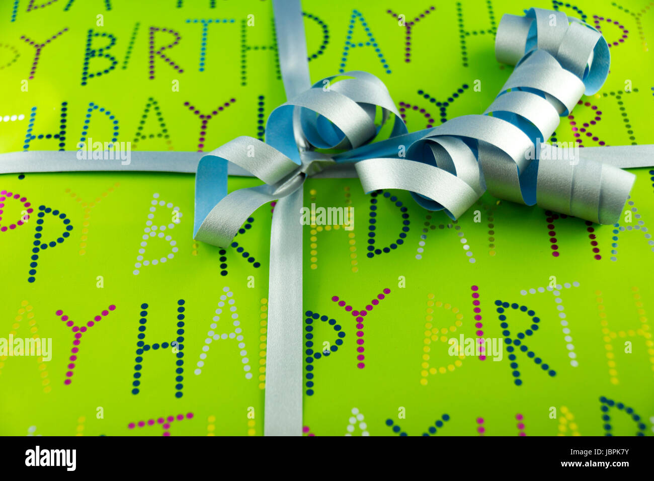 Emballage Cadeau D Anniversaire Photo Stock Alamy