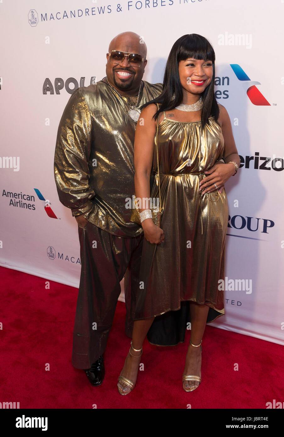 New York, NY, USA. 12 Juin, 2017. CeeLo Green, Shani James au hall des arrivées pour Apollo Theatre 12e Gala du printemps, l'Apollo Theatre, New York, NY 12 juin 2017. Crédit : Lev Radin/Everett Collection/Alamy Live News Banque D'Images