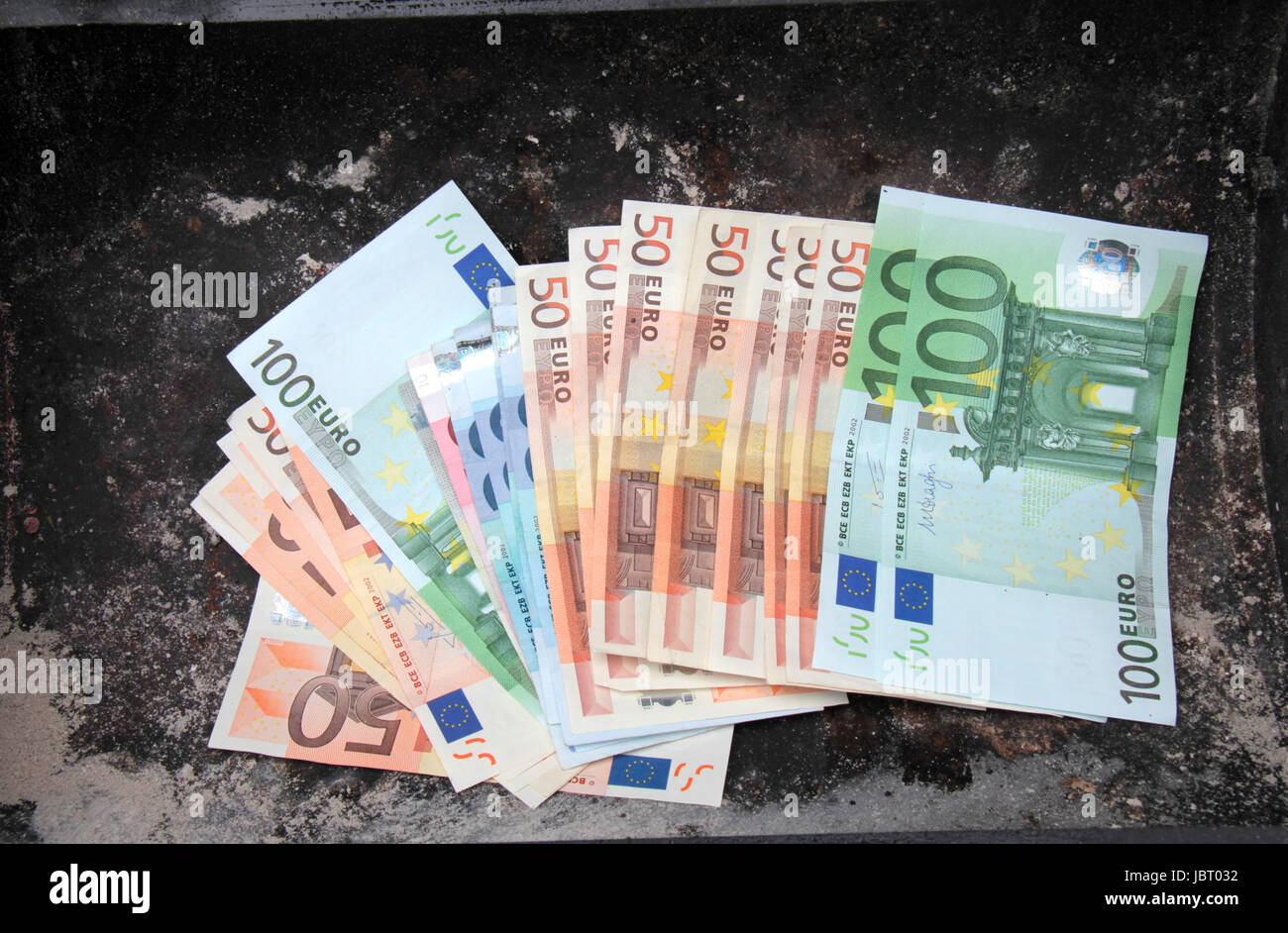 La monnaie européenne Banque D'Images