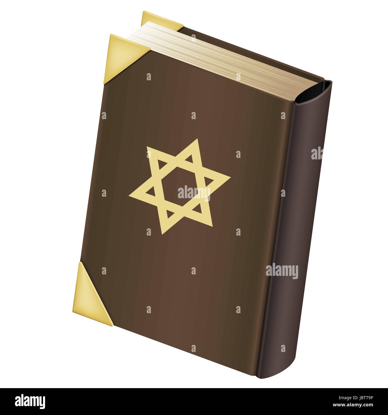 Livre de la Torah - icône sur fond blanc Illustration de Vecteur