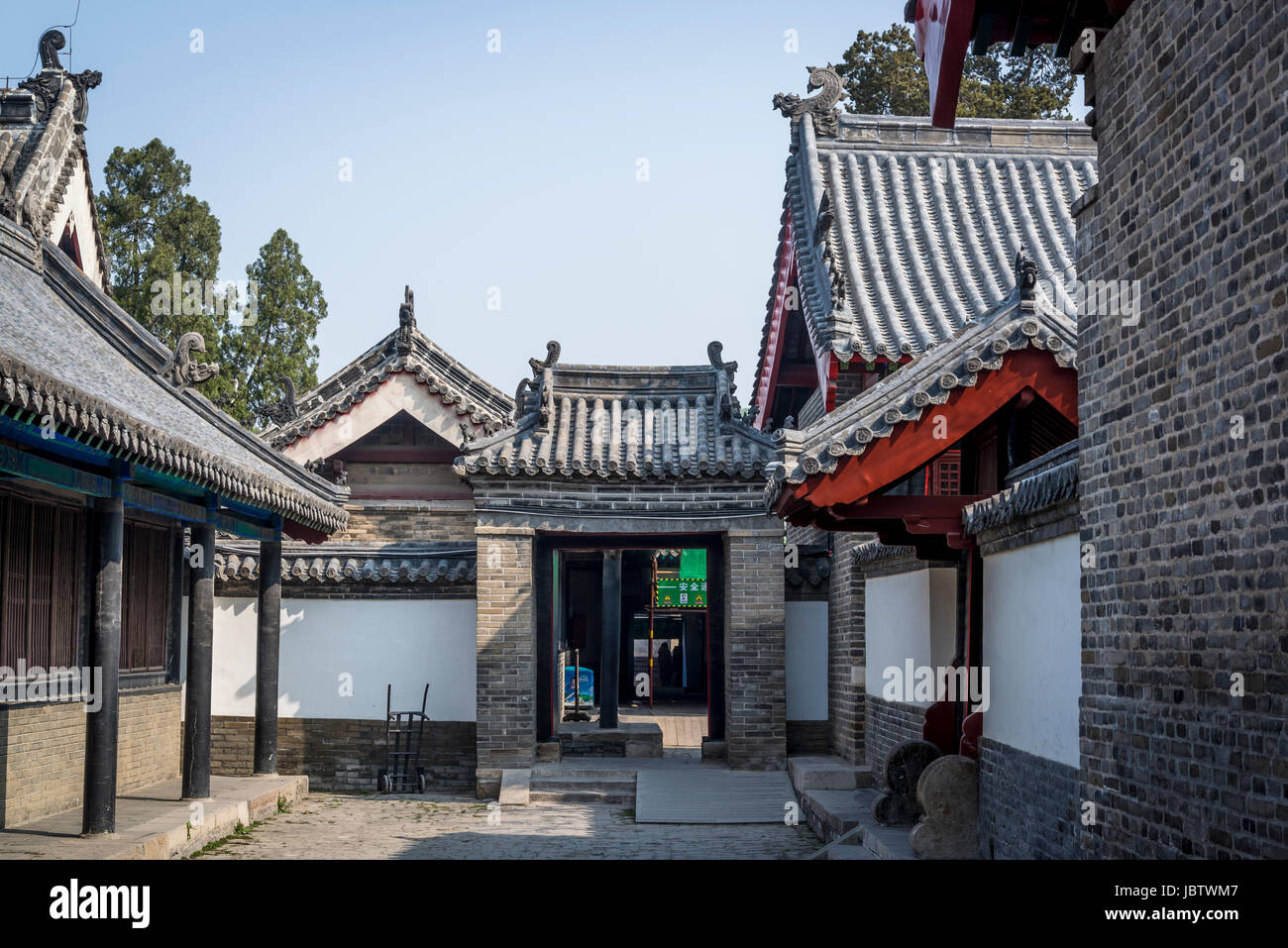 Kong Family Mansion (Kong Fu), Qufu, la ville natale de Confucius, la province de Shandong, Chine Banque D'Images
