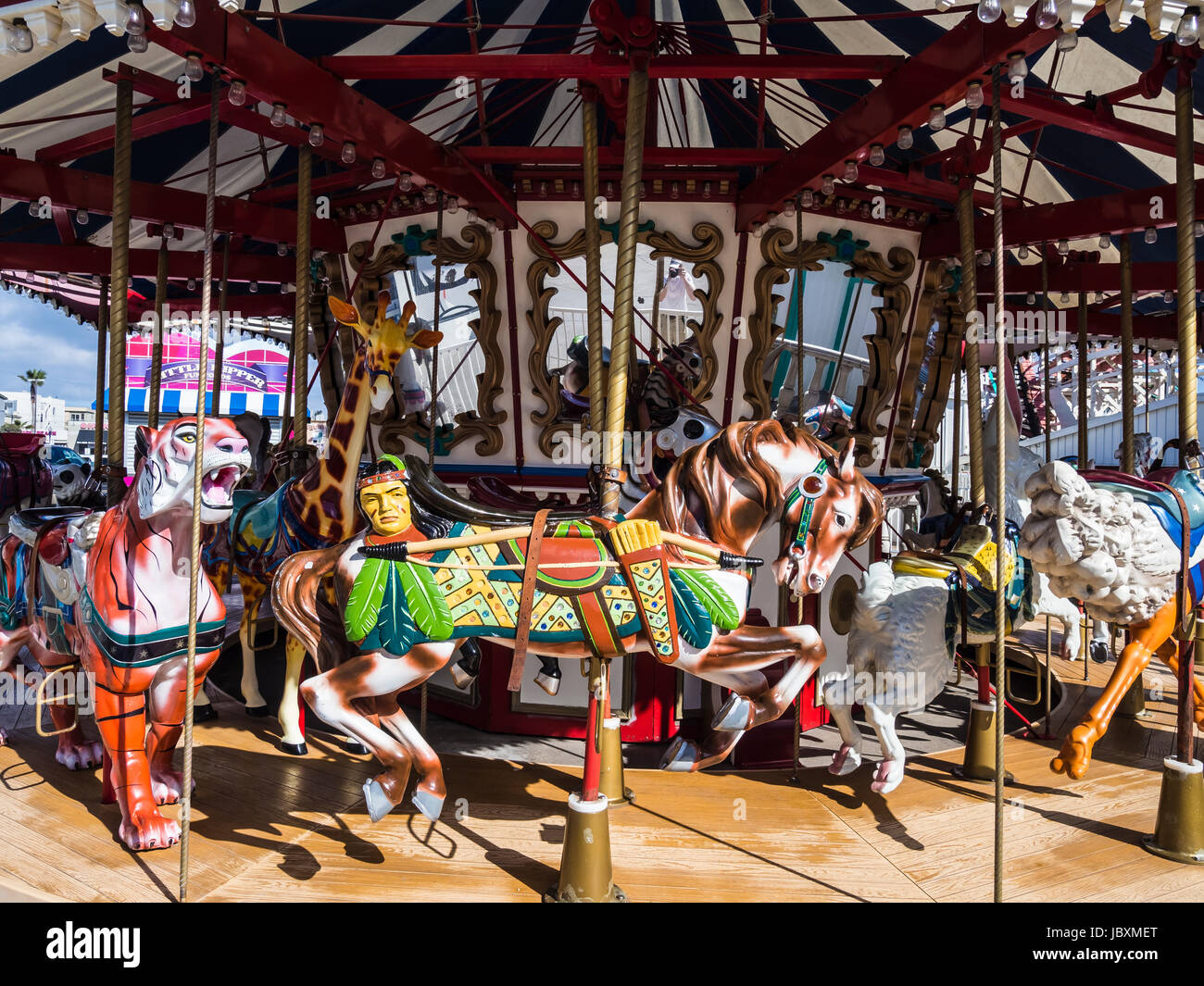 Attraction à Belmont Park, San Diego, CA US Banque D'Images