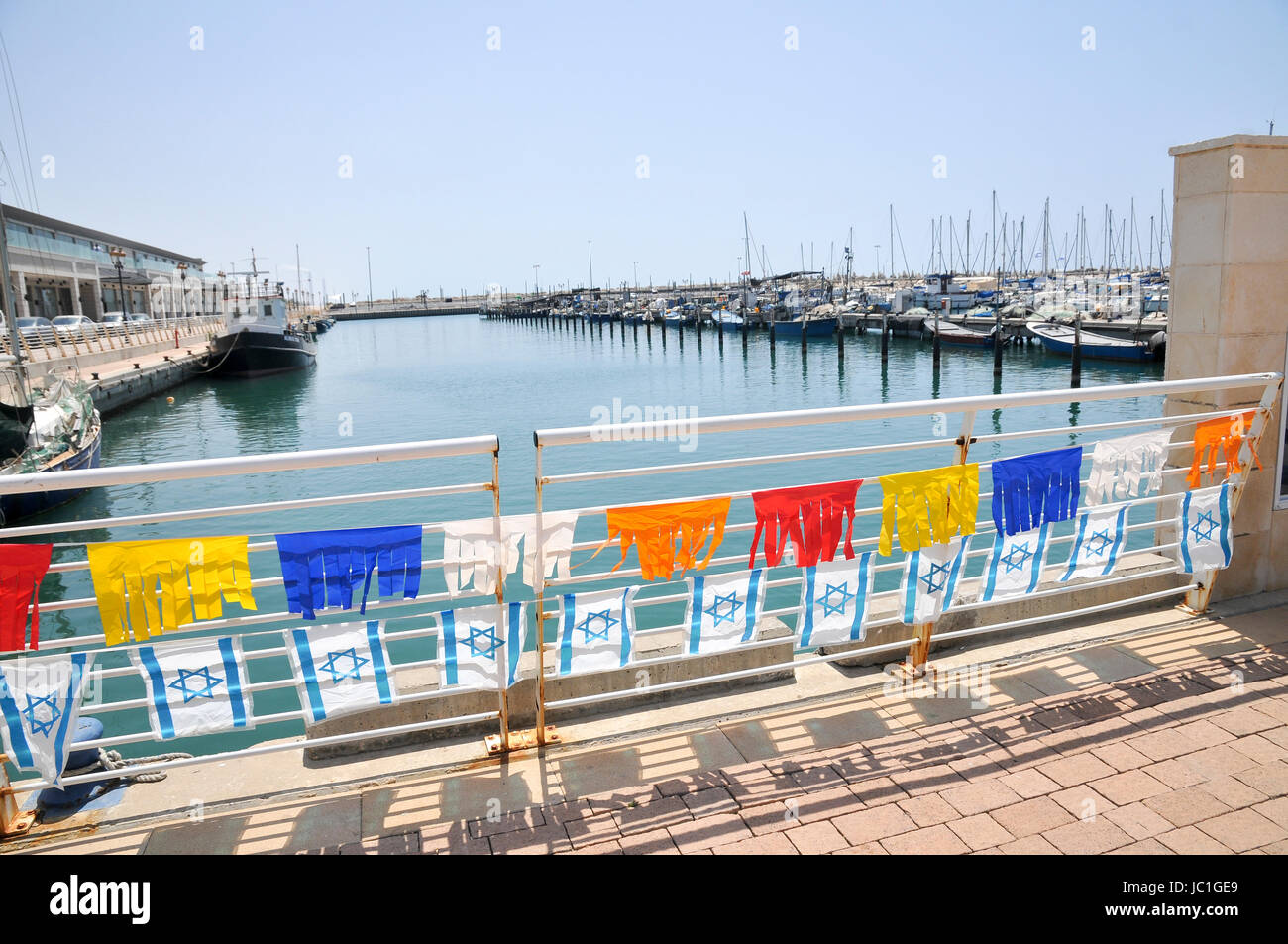 Ashkelon Marina et yacht club, Ashkelon, Israël, Banque D'Images