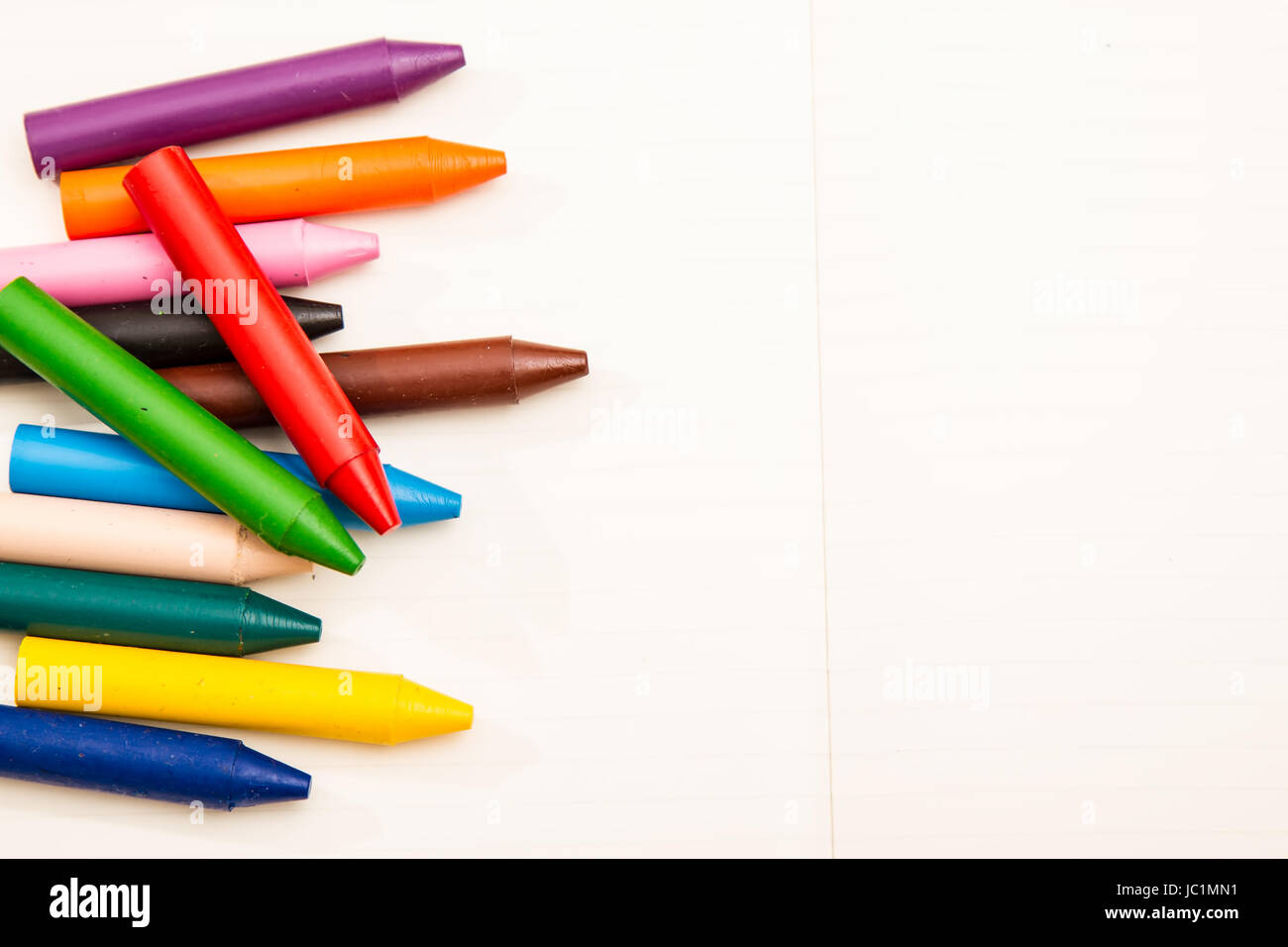 La peinture avec des crayons Banque D'Images