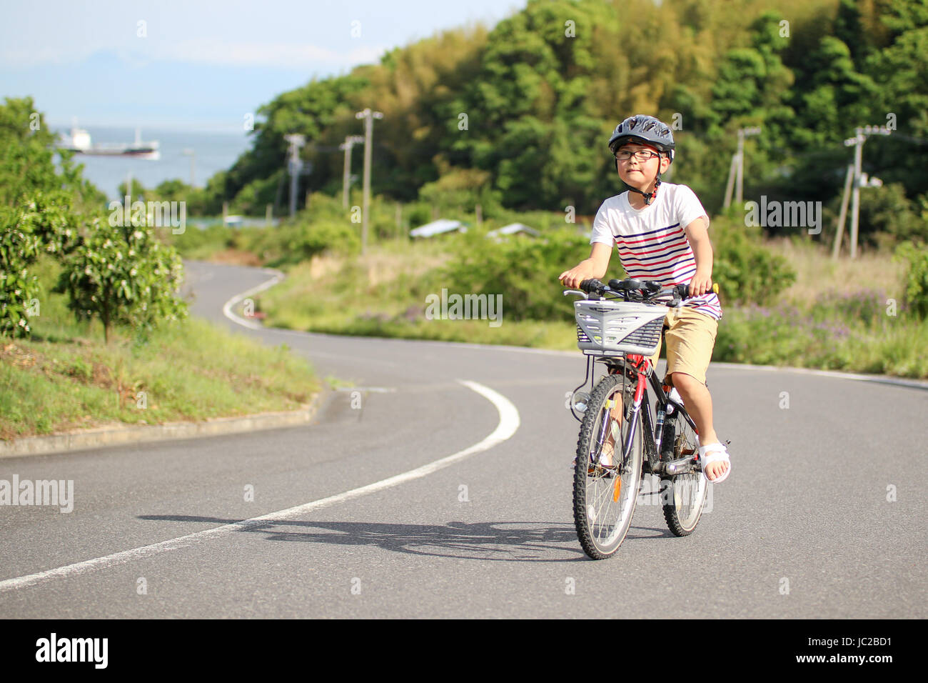 Vélo Enfants Banque D'Images