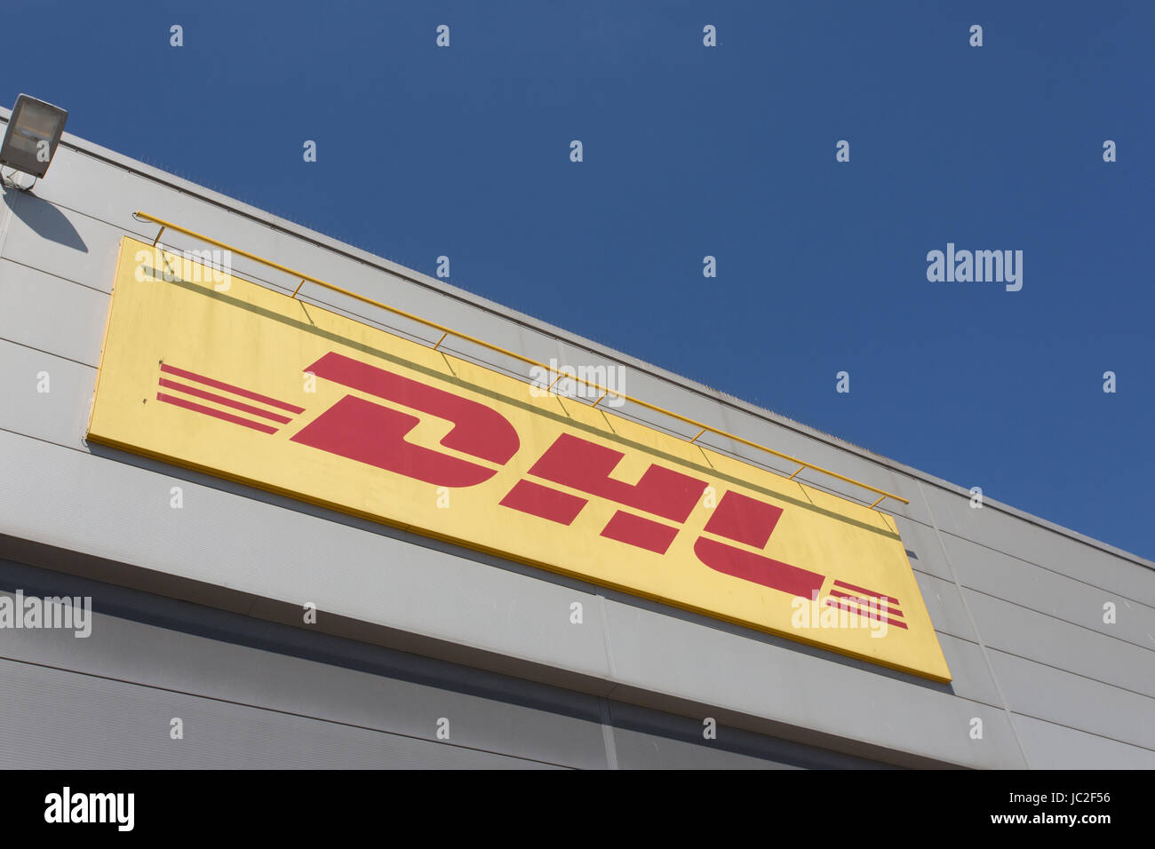 Centre de service DHL Southampton Banque D'Images