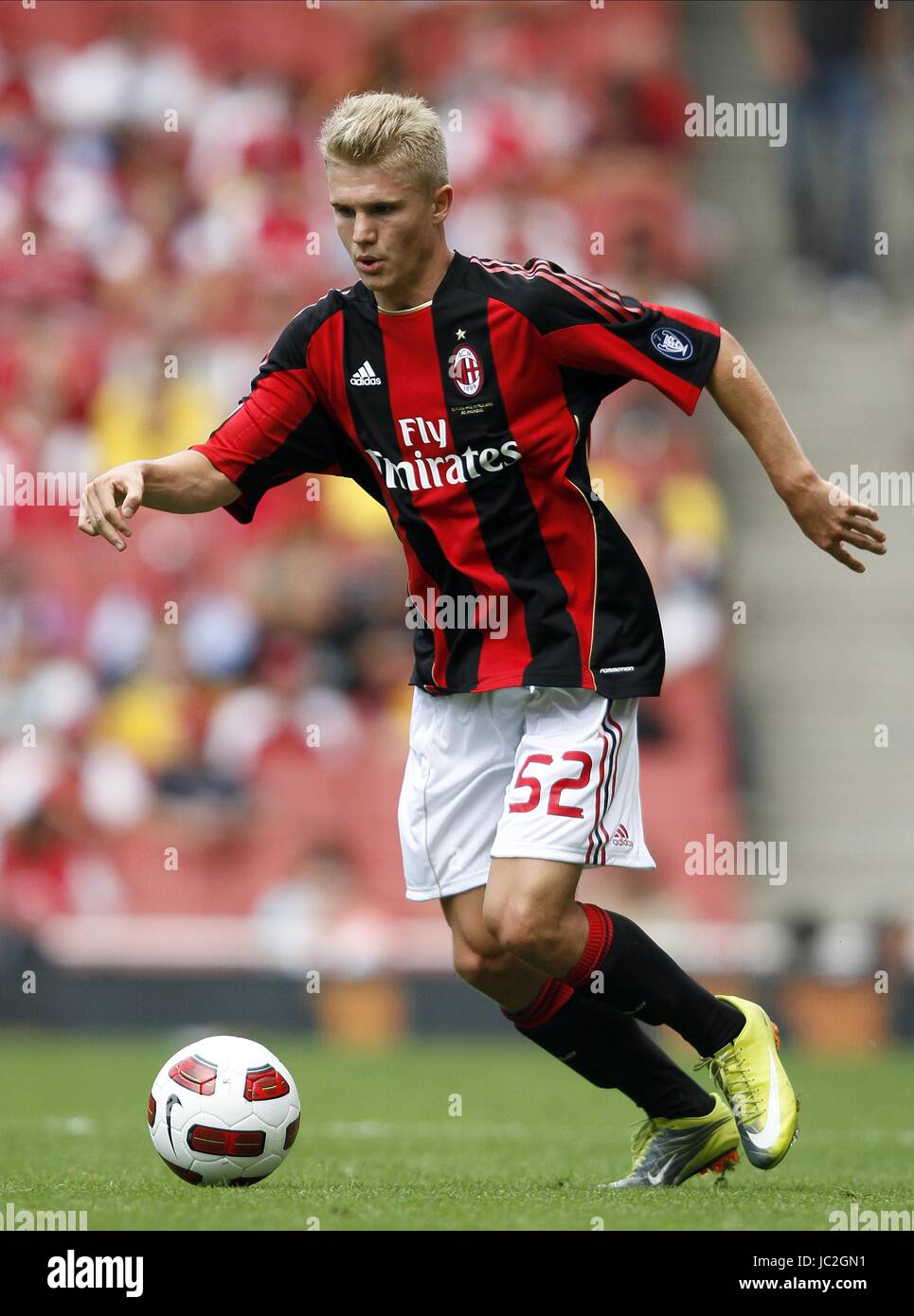 ALEXANDER MERKEL AC Milan AC Milan Emirates Stadium, LONDON ANGLETERRE 01 Août 2010 Banque D'Images