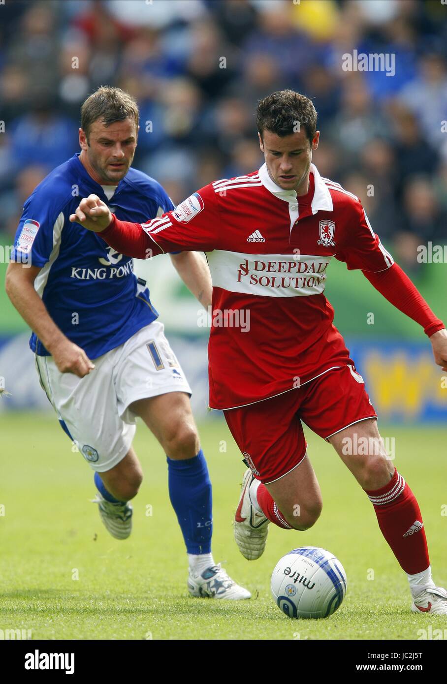 RICHIE WELLENS & MATTHEW BATES MI V LEICESTER CITY MIDDLESBROUGH V LEICESTER CITY STADE WALKERS LEICESTER ANGLETERRE 14 Août Banque D'Images RICHIE WELLENS & MATTHEW BATES MI V LEICESTER CITY MIDDLESBROUGH V LEICESTER CITY STADE WALKERS LEICESTER ANGLETERRE 14 Août Banque D'Images