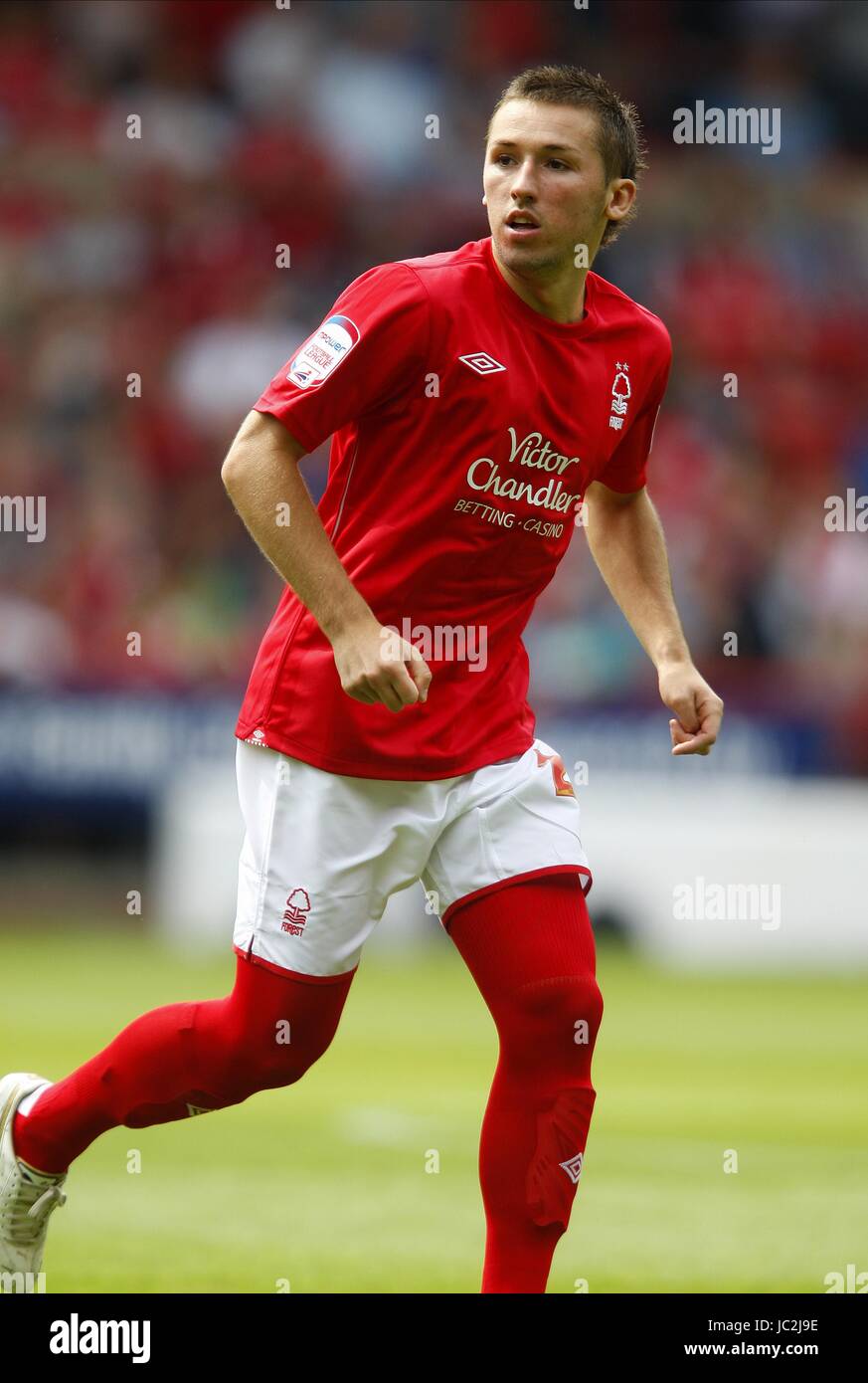 RADOSLAW MAJEWSKI NOTTINGHAM FOREST Nottingham Forest FC FC CITY GROUND NOTTINGHAM ANGLETERRE 15 Août 2010 Banque D'Images