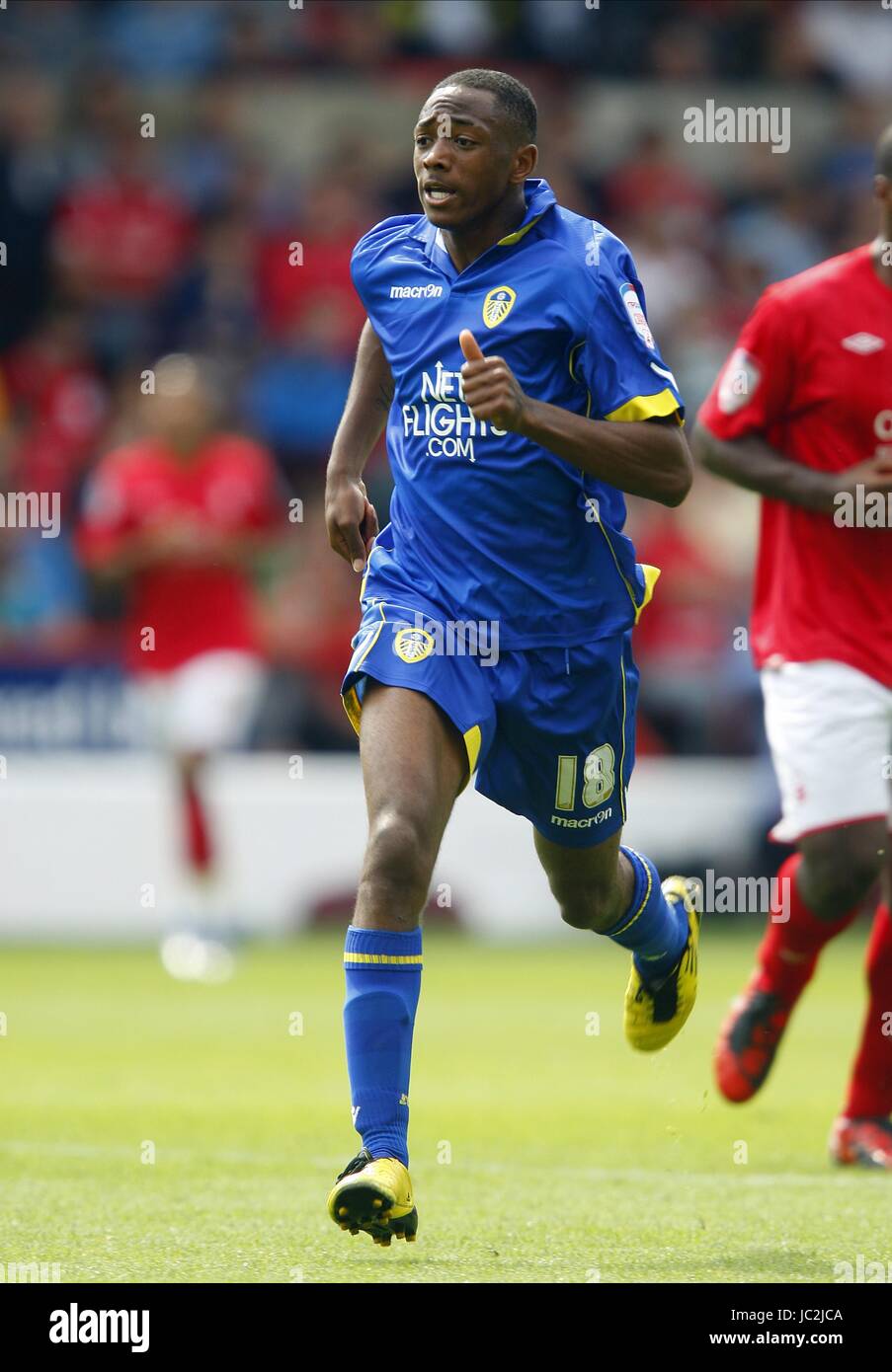 SANCHEZ WATT LEEDS UNITED FC LEEDS UNITED FC CITY GROUND NOTTINGHAM ANGLETERRE 15 Août 2010 Banque D'Images