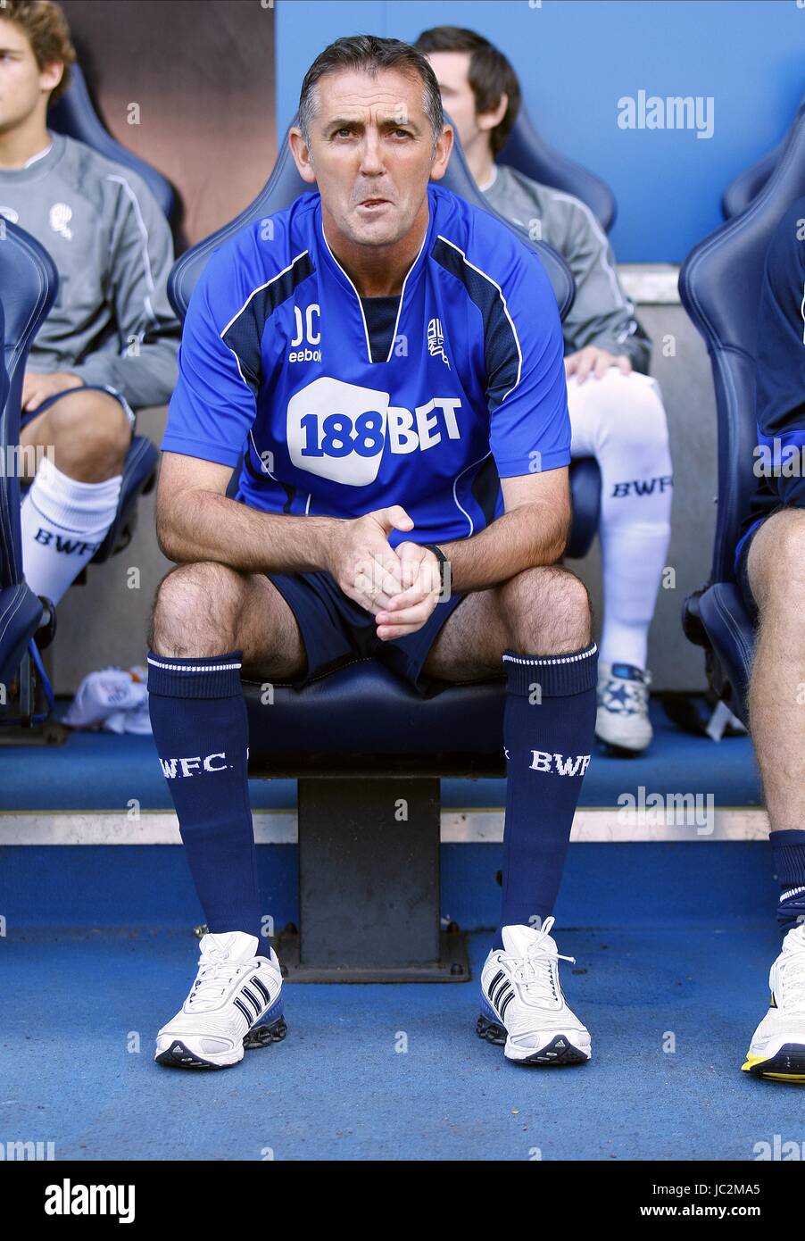 OWEN COYLE BOLTON WANDERERS FC MANAGER STADE REEBOK BOLTON ANGLETERRE 29 Août 2010 Banque D'Images