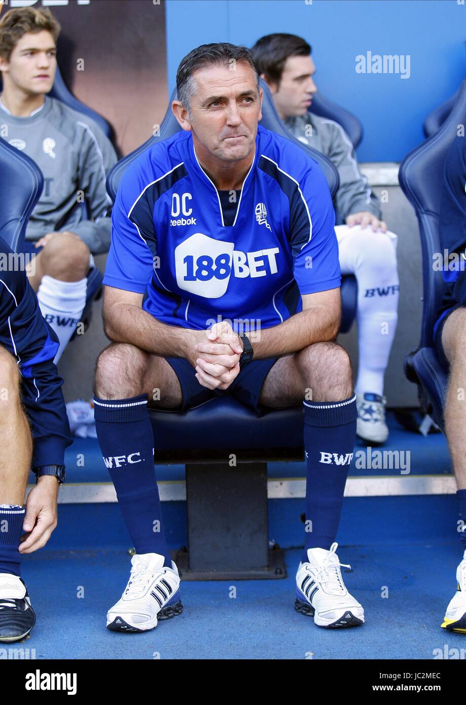 OWEN COYLE BOLTON WANDERERS FC MANAGER BOLTON WANDERERS FC MANAGER STADE REEBOK BOLTON ANGLETERRE 29 Août 2010 Banque D'Images