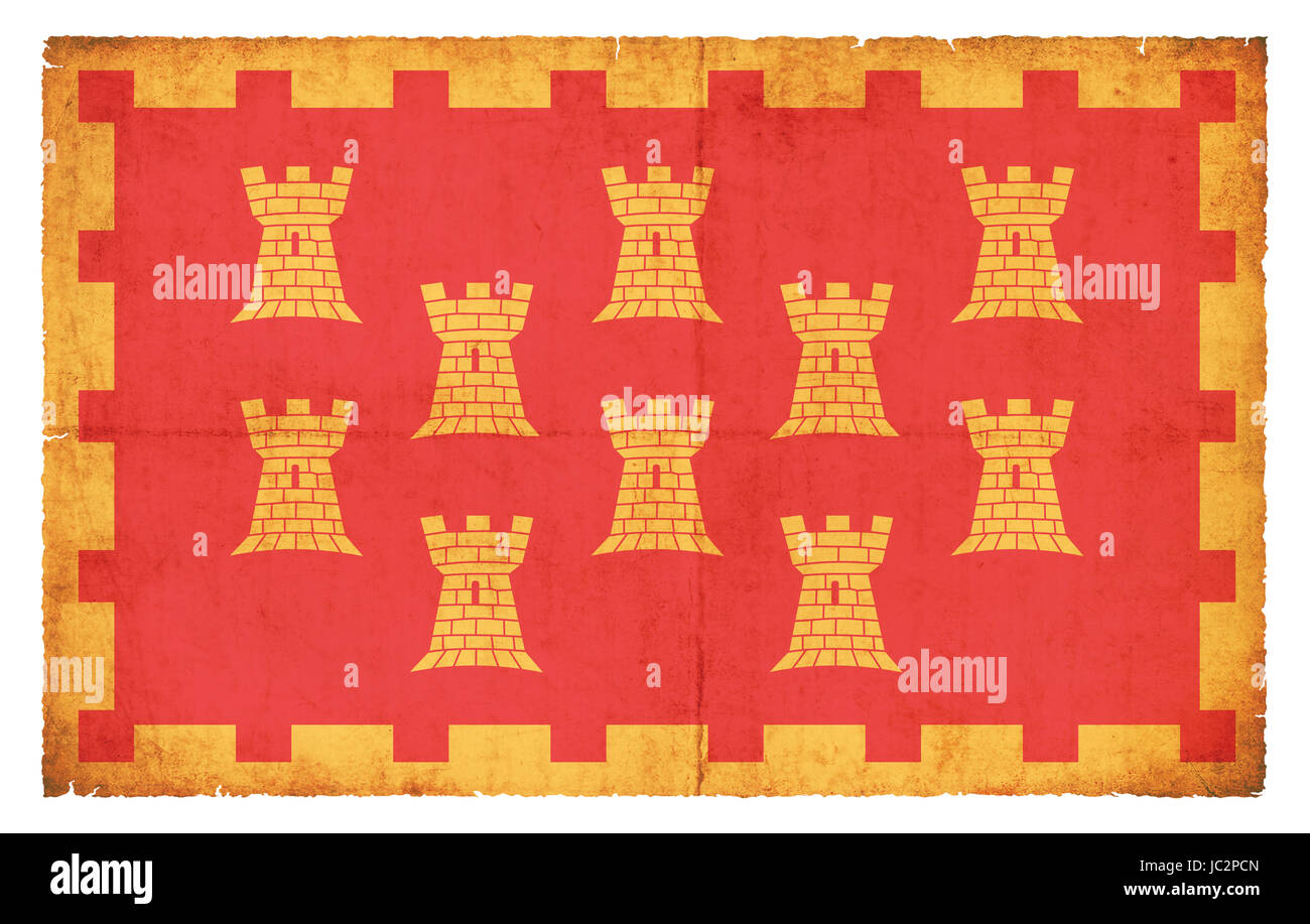 Flagge von Greater Manchester (Graftschaft Grunge-Design en Polynésie) im Banque D'Images
