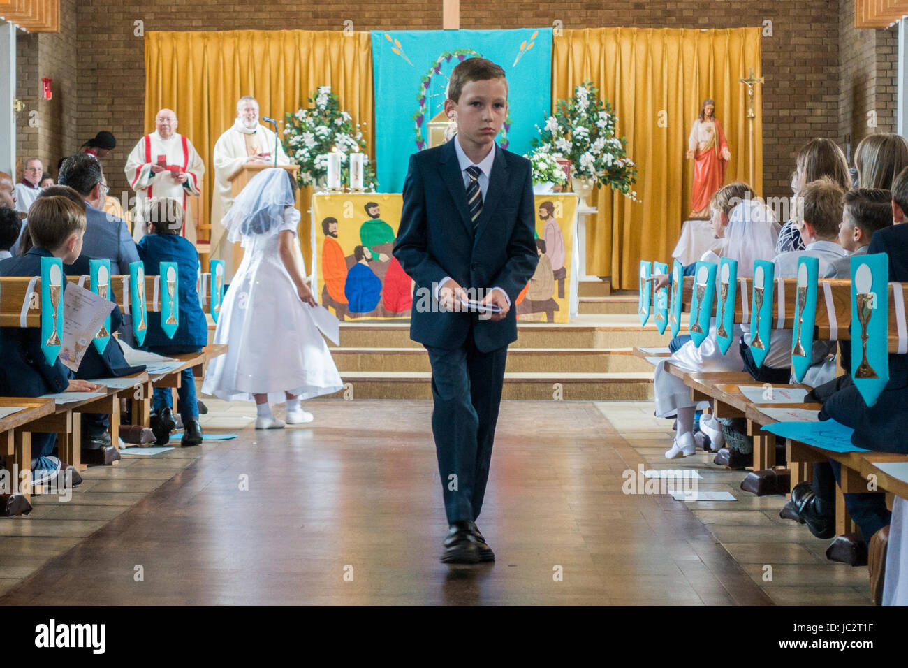 Première Communion Banque D'Images