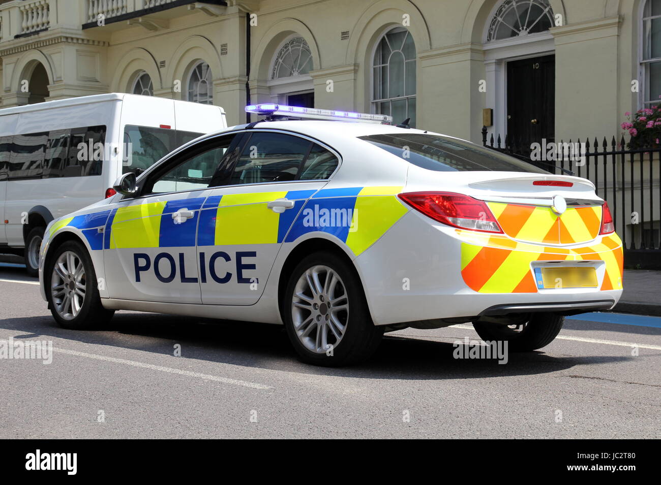 Voiture de police à Londres Banque D'Images