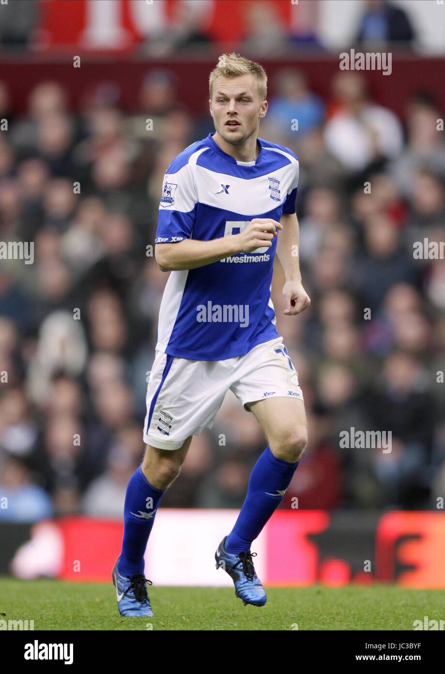 SEBASTIAN LARSSON BIRMINGHAM CITY FC BIRMINGHAM CITY FC VILLA PARK BIRMINGHAM ENGLAND 31 Octobre 2010 Banque D'Images