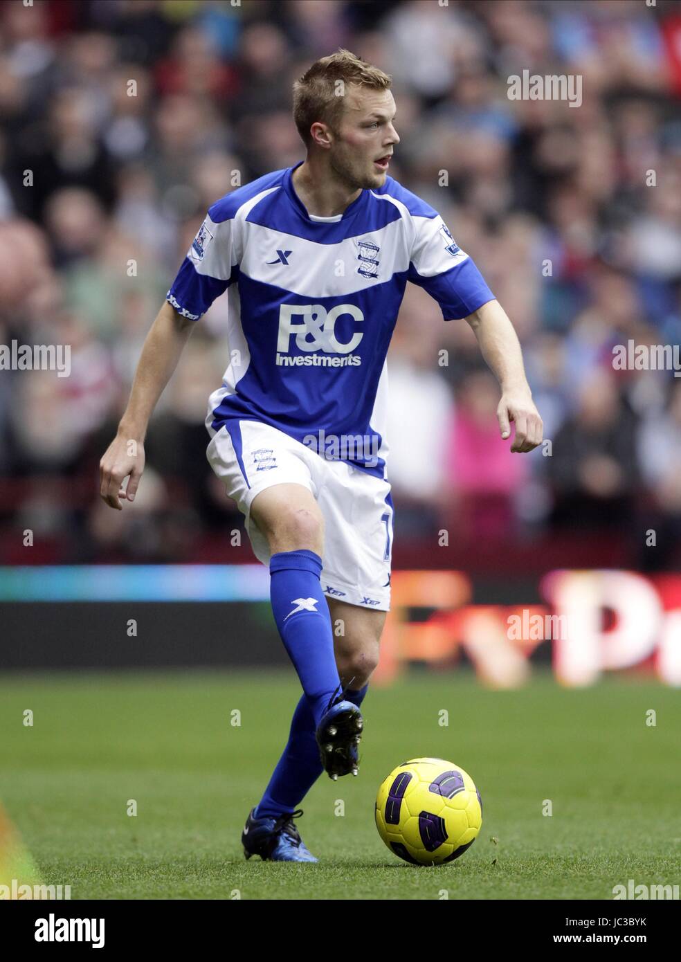 SEBASTIAN LARSSON BIRMINGHAM CITY FC BIRMINGHAM CITY FC VILLA PARK BIRMINGHAM ENGLAND 31 Octobre 2010 Banque D'Images