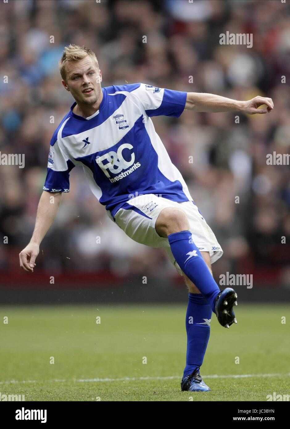 SEBASTIAN LARSSON BIRMINGHAM CITY FC BIRMINGHAM CITY FC VILLA PARK BIRMINGHAM ENGLAND 31 Octobre 2010 Banque D'Images