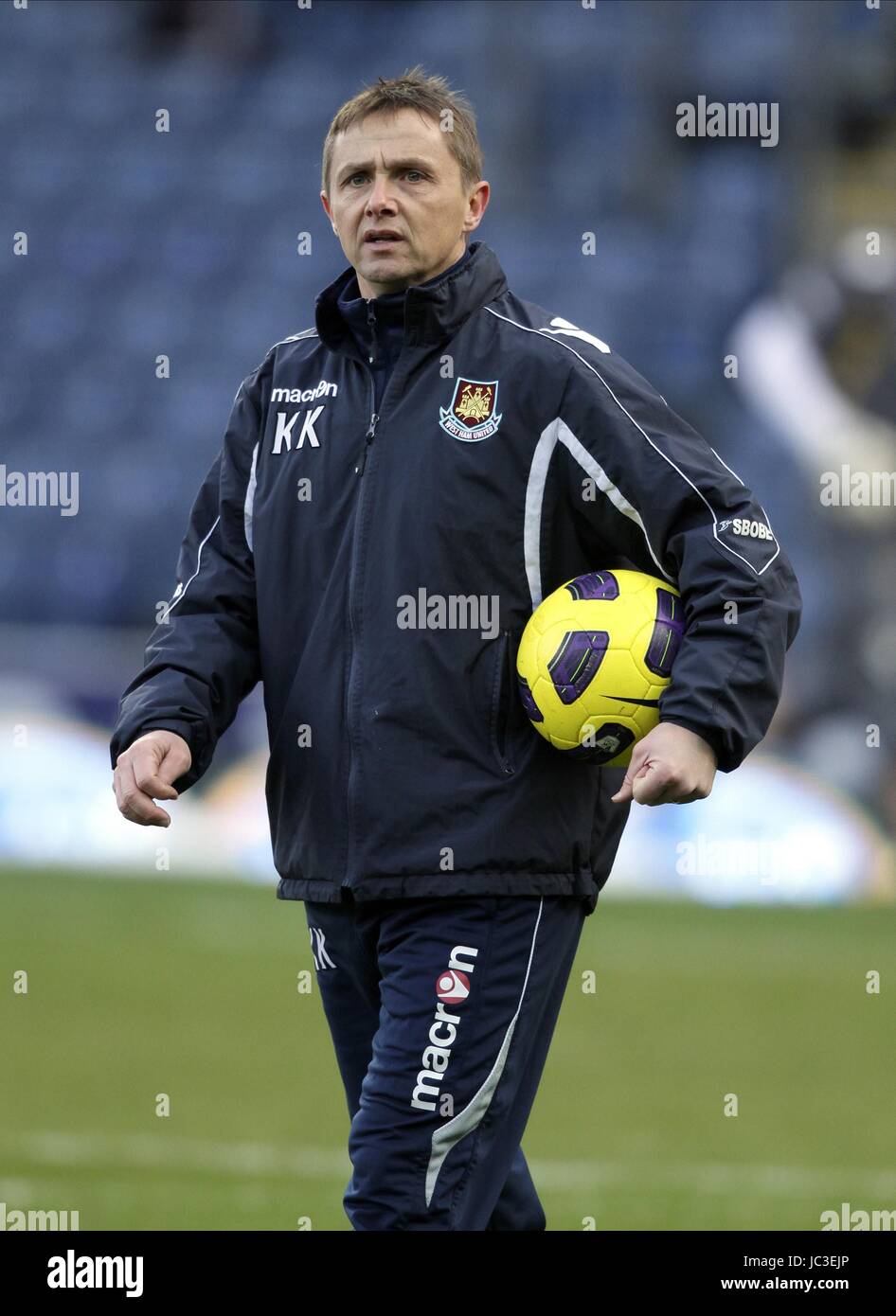 KEVIN KEEN West Ham United FC BLACKBURN EWOOD PARK Angleterre 18 Décembre 2010 Banque D'Images